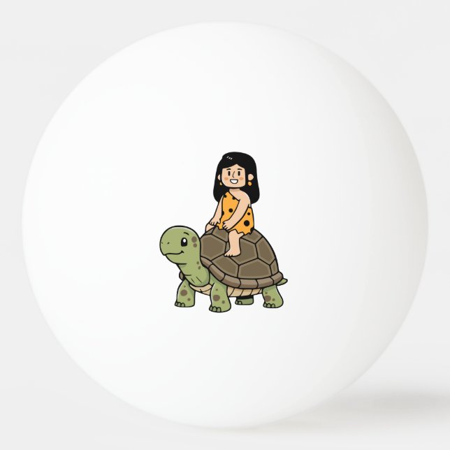 Balle De Ping Pong Oona et la Tortue (Devant)