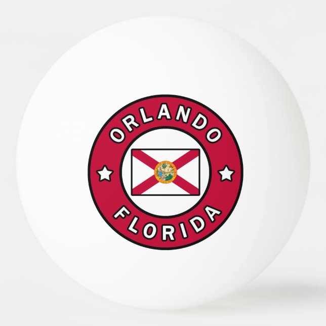 Balle De Ping Pong Orlando Floride (Devant)