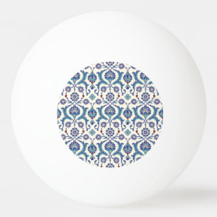Balle De Ping Pong Ornement floral : Motif arabe traditionnel.