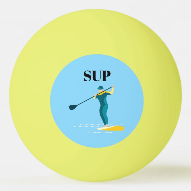 Balle De Ping Pong Paddleboarding en stand-up (Devant)