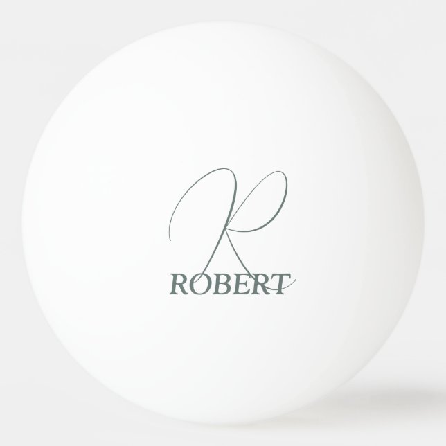 Balle De Ping Pong Pagaie de ping Monogramme Moss Green (Devant)