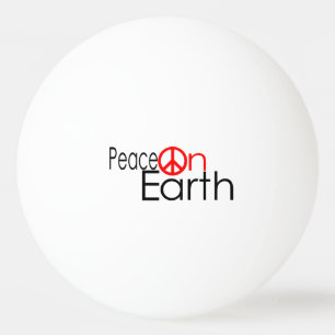 Balle De Ping Pong Paix sur Terre