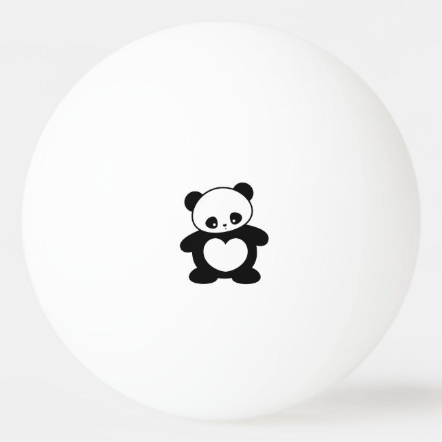 Balle De Ping Pong Panda de Kawaii (Devant)