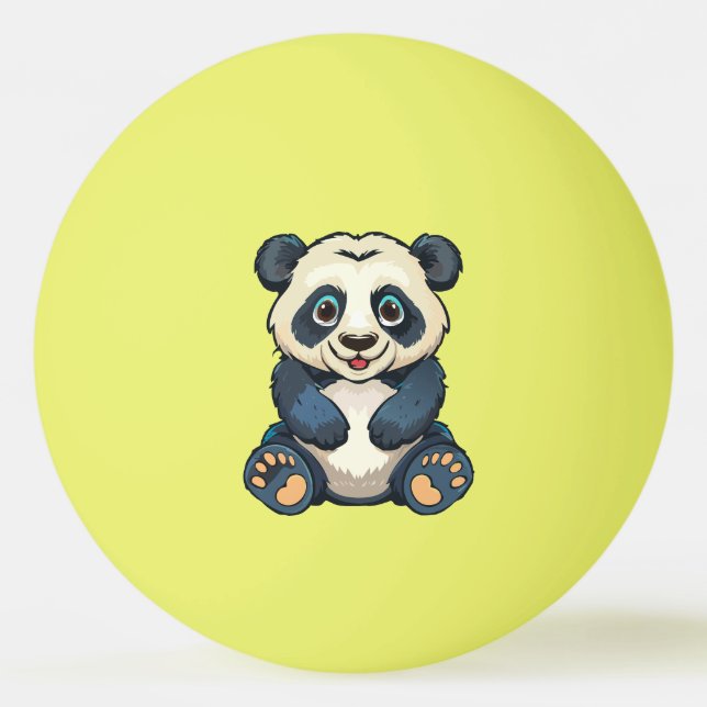 Balle De Ping Pong Panda géant (Devant)