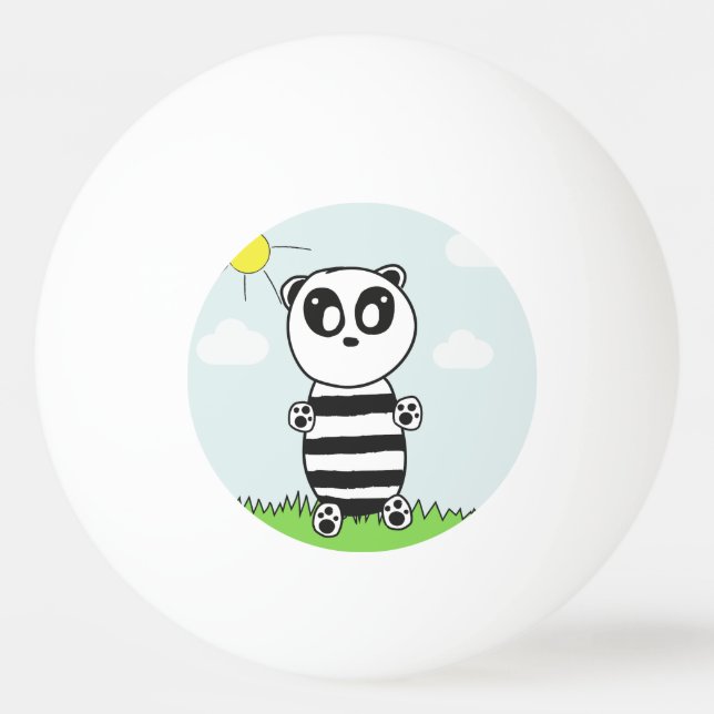 Balle De Ping Pong Panda Kids (Devant)