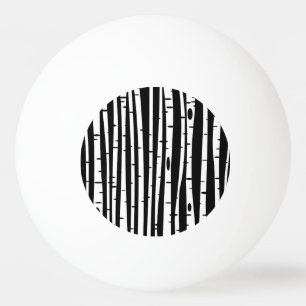 Balle De Ping Pong Panier de souris motif à arbre blanc noir mou