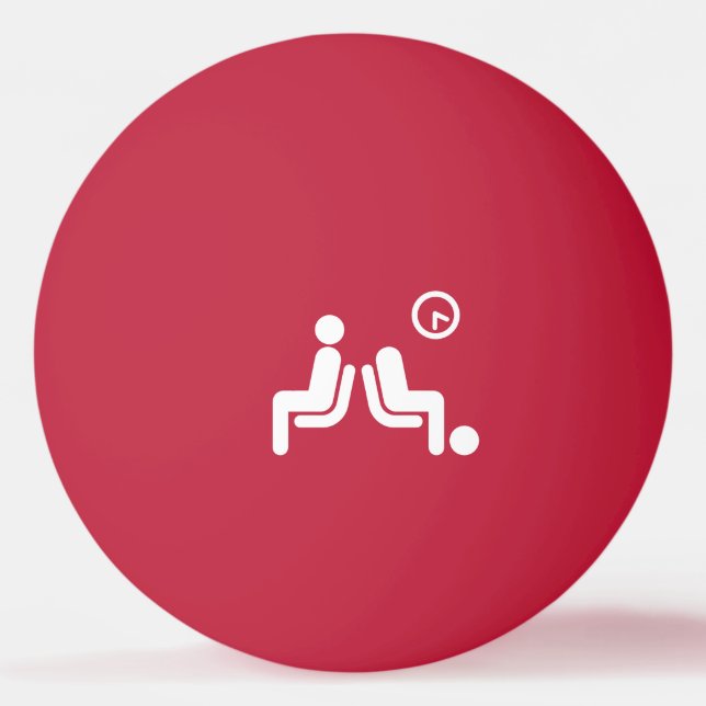 Balle De Ping Pong Panneau d'attente long (Devant)