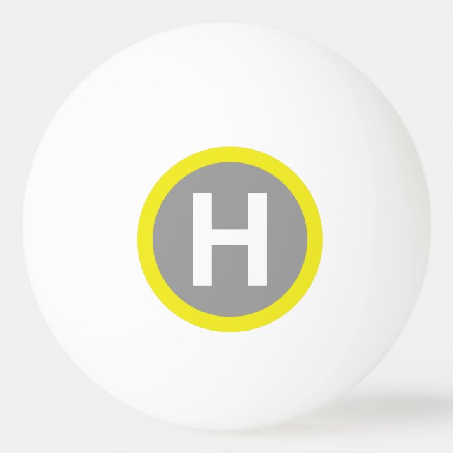 Balle De Ping Pong Panneau héliport (Devant)