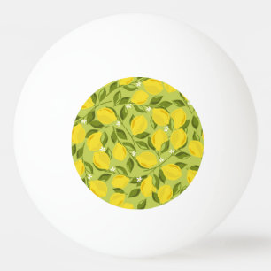 Balle De Ping Pong Papier peint coloré citrons dessinés à la main