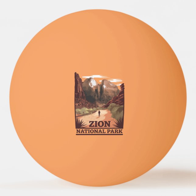 Balle De Ping Pong Parc national de Zion (Devant)