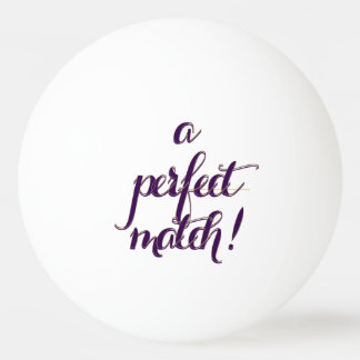 Balle De Ping Pong Parfait Accord