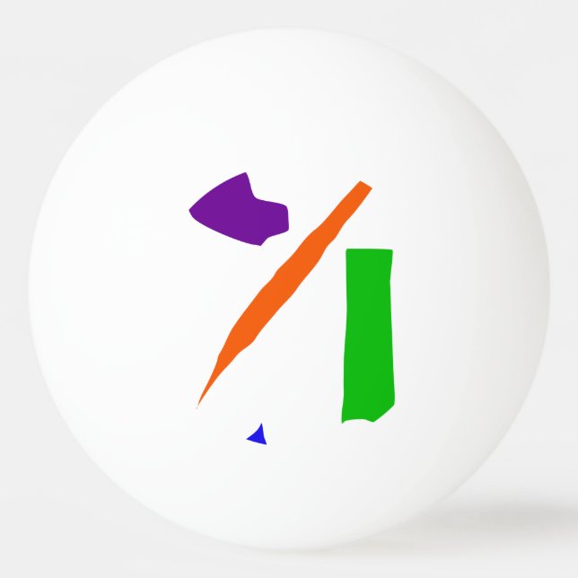 Balle De Ping Pong Parler tranquillement (Devant)