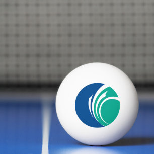 Balle de ping pong patriotique avec drapeau d'Otta