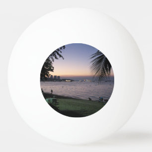 Balle De Ping Pong Pattaya Beach Sunset ... Chonburi, Thaïlande