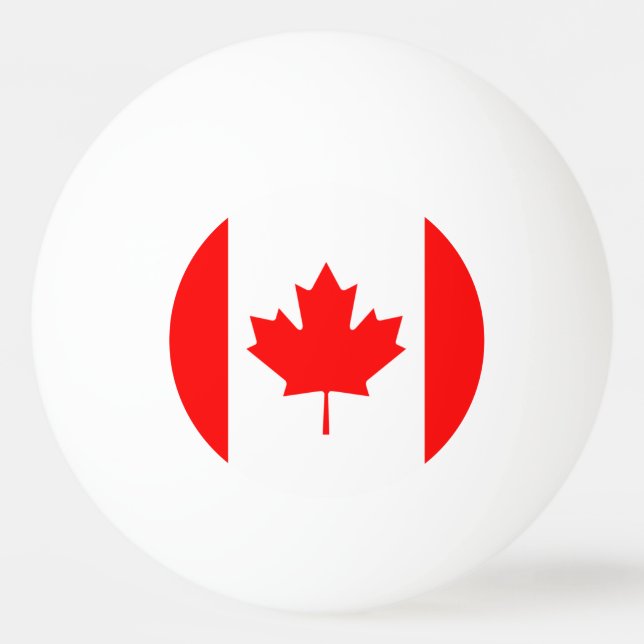 Balle De Ping Pong Pavillon du Canada Ping Pong Ball (Devant)