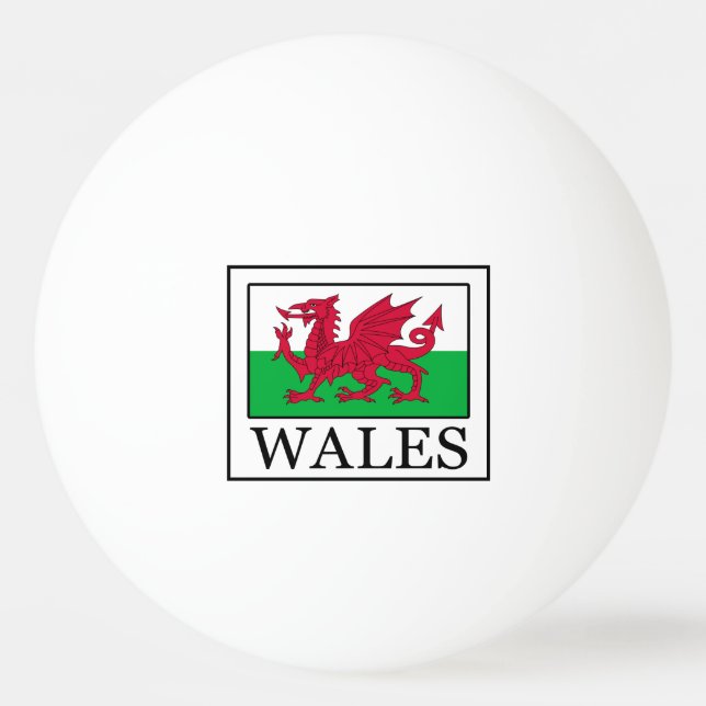 Balle De Ping Pong Pays de Galles (Devant)