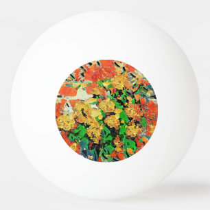 Balle De Ping Pong Peinture à l'huile Retro : Van Gogh Monet