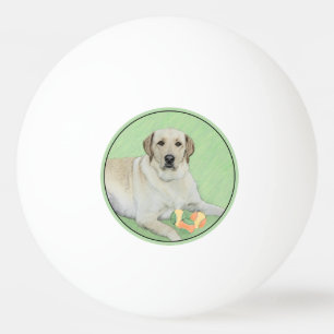 Balle De Ping Pong Peinture de balles de tennis et de retrieur du Lab