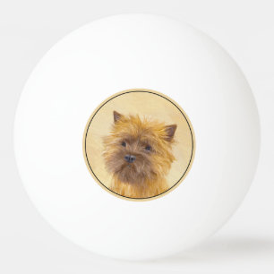 Balle De Ping Pong Peinture de Cairn Terrier - Cute Original Chien Ar