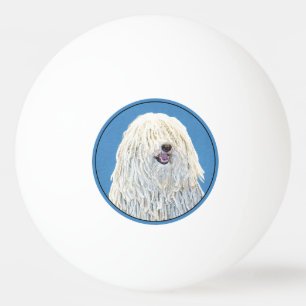 Balle De Ping Pong Peinture Puli - Cute Original Chien Art