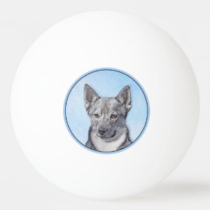 Balle De Ping Pong Peinture Suédoise Vallhund - Cute Original Chien A
