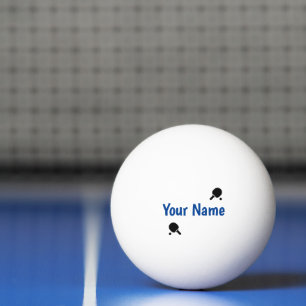 Balle De Ping Pong Personnalisation du noir et blanc