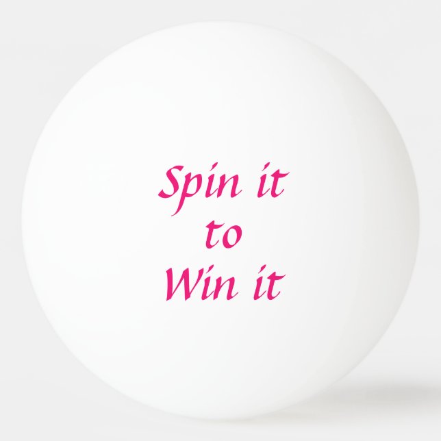 Balle De Ping Pong Peser pour le gagner modifiable (Devant)