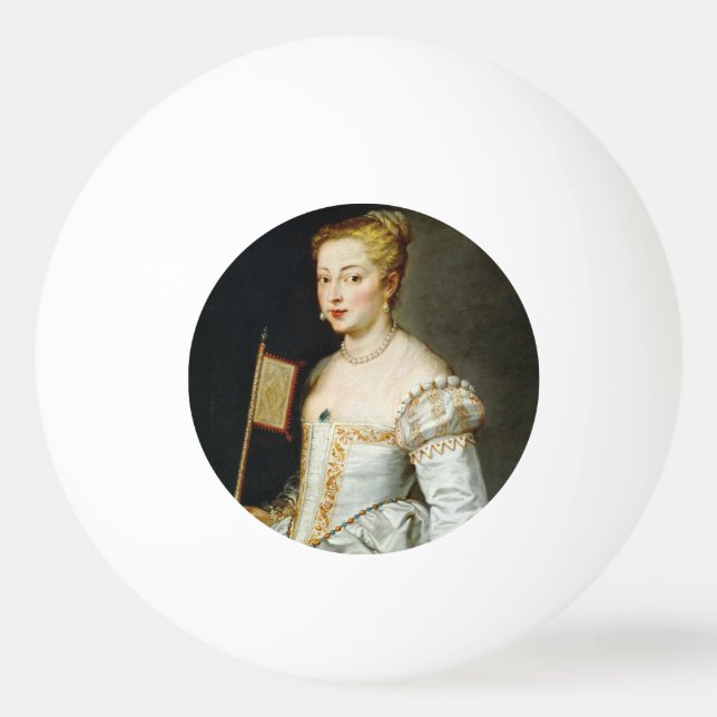 Balle De Ping Pong Peter Paul Rubens Portrait d'une dame (Devant)