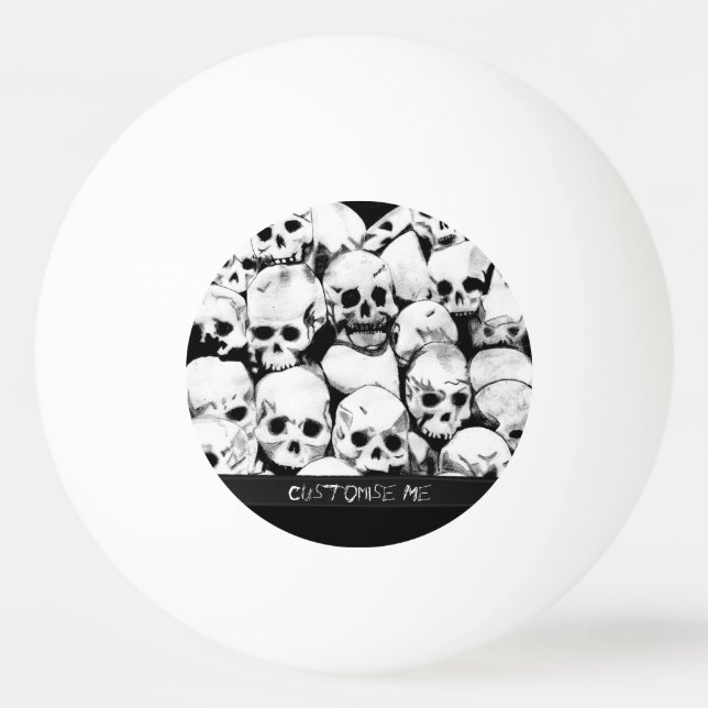 Balle De Ping Pong Pile-O-Skulls (Devant)