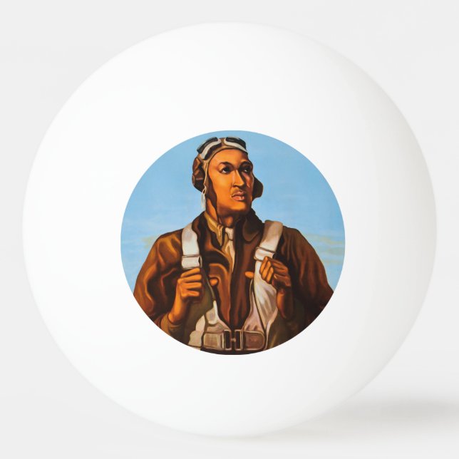 Balle De Ping Pong Pilotes d'aviation afro-américains de 2ÈME GUERRE  (Devant)