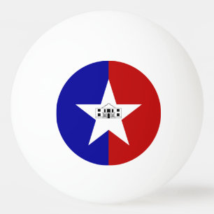 Balle De Ping Pong Ping-ball avec Drapeau de San Antonio