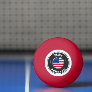 Balle De Ping Pong Ping Pong Ball - Custom American Flag ajouter nom