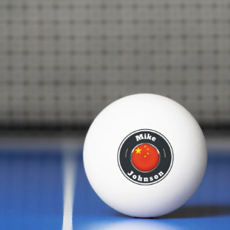 Balle De Ping Pong Ping Pong Ball - Custom China Flag ajouter nom