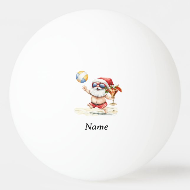 Balle De Ping Pong Ping pong Noël Père Noël (Devant)