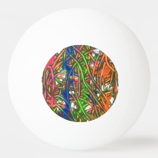 Balle De Ping Pong Pink, Blue, Green, Orange, Marble Artwork