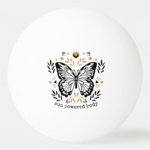 Balle De Ping Pong Plan animal d'insecte papillon