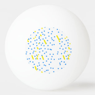 Balle De Ping Pong Points bleus