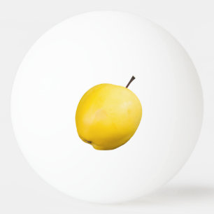 Balle De Ping Pong Pomme jaune simple