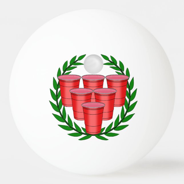 Balle De Ping Pong Pong Bière (Devant)