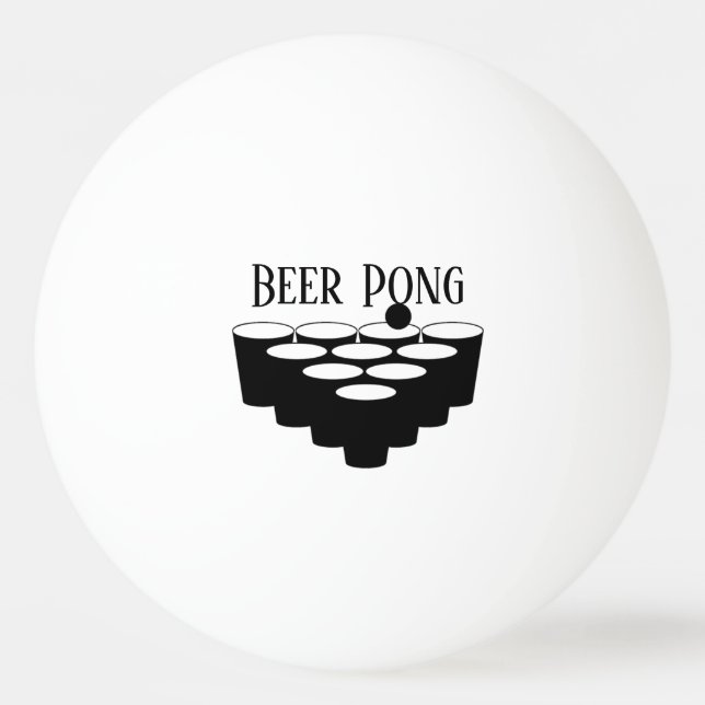 Balle De Ping Pong Pong de bière (Devant)