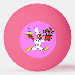 Balle De Ping Pong Popcorn Anime Chef Ducky Kazoo Pink Ping Ping Ball