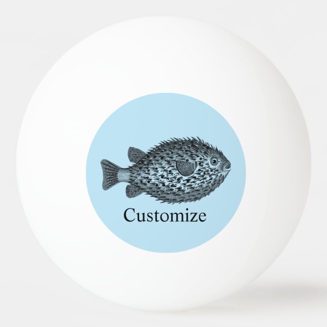 Balle De Ping Pong Porcupine Blowfish  Thunder_Cove  (Devant)
