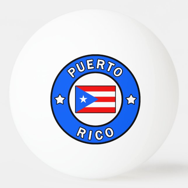 Balle De Ping Pong Porto Rico (Devant)