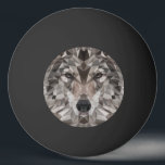 Balle De Ping Pong Portrait géométrique Wolf Lone<br><div class="desc">Ce loup géométrique saisissant, rendu dans des nuances de gris gras, capture l'essence indomptée d'un alpha, un loup solitaire qui ose défier le monde. Avec des yeux percés et des lignes angulaires, elle est à la fois un symbole de loyauté envers sa meute et un avertissement féroce aux étrangers. Ce...</div>