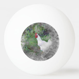 Balle De Ping Pong poulet animal artistique