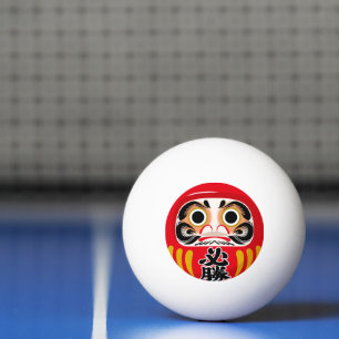 Balle De Ping Pong Poupée Daruma (charme traditionnel japonais de bon