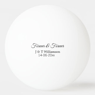 Balle De Ping Pong Pour toujours et pour toujours ajouter le nom du c
