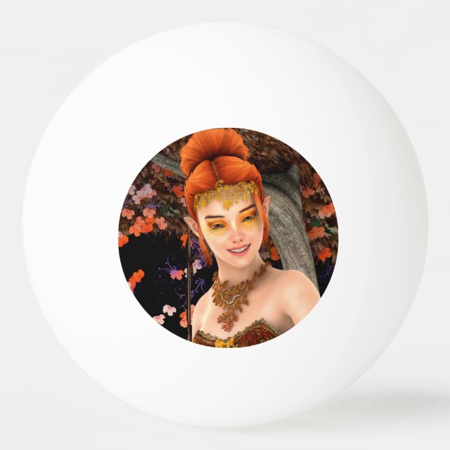 Balle De Ping Pong Princesse d'Automne (Devant)