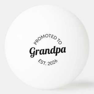Balle De Ping Pong Promu À Grand-Père Est. 2026 I
