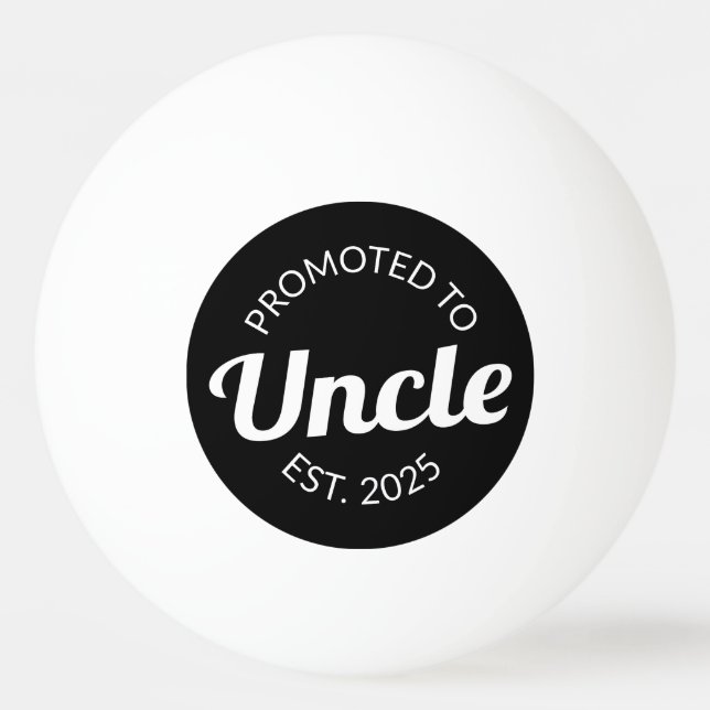 Balle De Ping Pong Promu Oncle Estimé 2025 I (Devant)